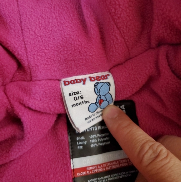 Baby girl snowsuit jacket - Picture 4 of 4